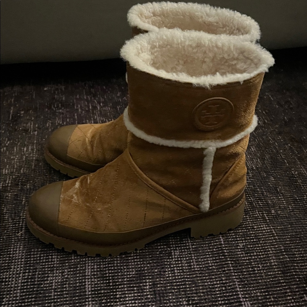 Tory Burch Shearling Boots - Picture 3 of 10